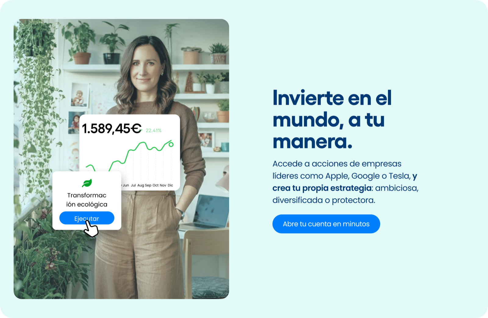 Website de ActivoTrade: «Invierte en el mundo, a tu manera» con estrategia de oferta